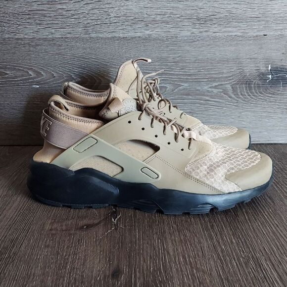 Nike Air Huarache Run Ultra Mushroom - 819685-201 Size 11.5 - Picture 1 of 12